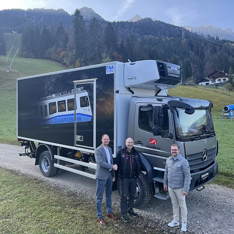 Mercedes-Benz Atego für Bayerische Zugspitzbahn